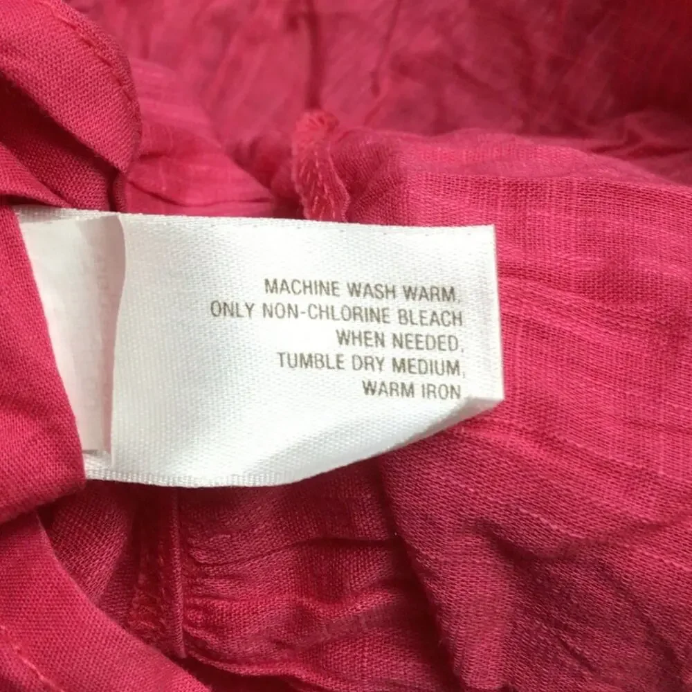 Old Navy Hot Pink Ruffle Shift Dress Girls Size Small (Size 6)